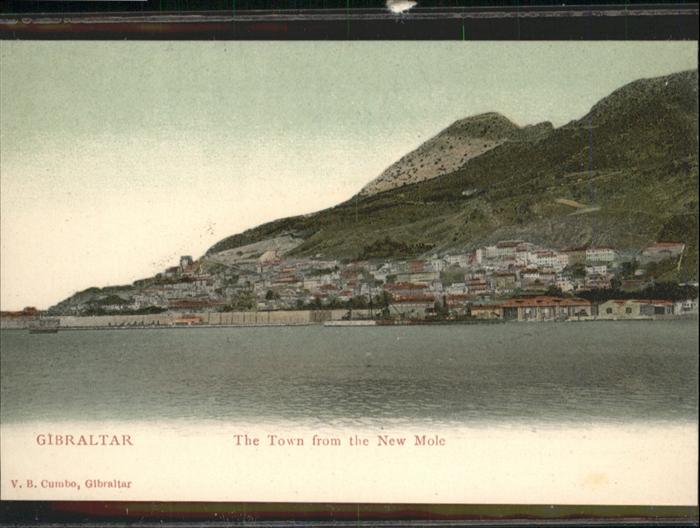 Gibraltar Town from New Mole