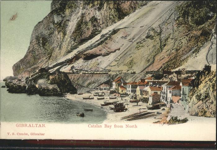 Gibraltar Catalan Bay from North Schiff