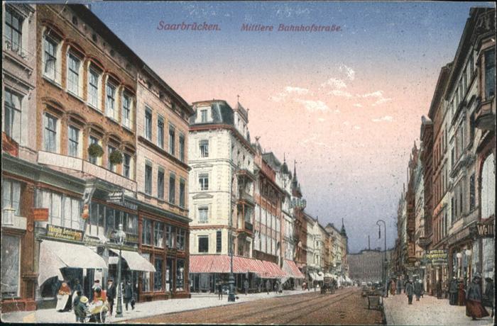 SAARBRueCKEN Saarland Mittlere Bahnhofstrasse