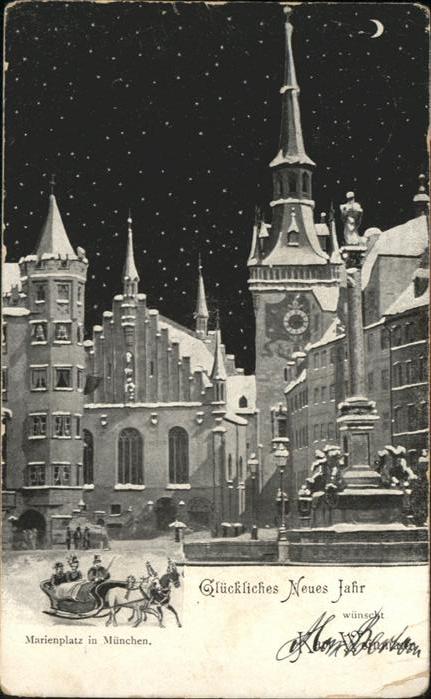 Muenchen Bayern Marienplatz