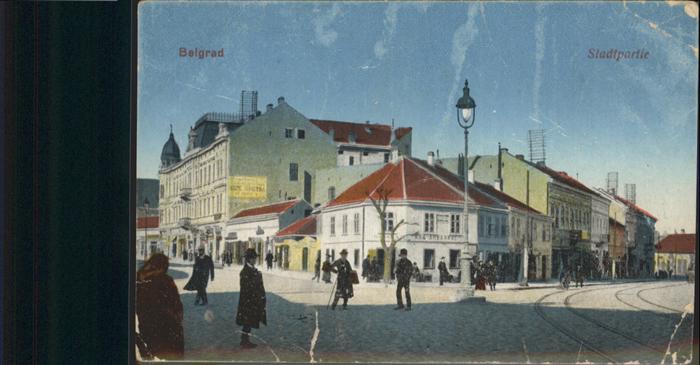 Belgrad Serbien Stadtpartie