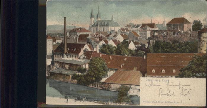 Eger Cheb Tschechien Stadtansicht