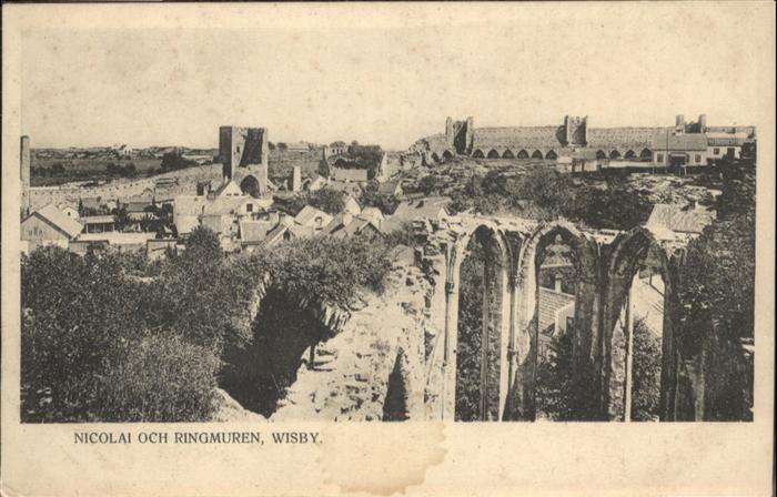 Visby Nicolai och Ringmuren