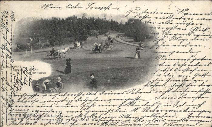 San Francisco California Golden Gate Park Kutschen