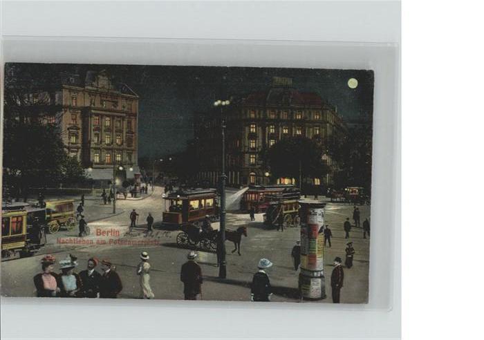 BERLIN CITY Nachtleben Potsdamerplatz Strassenbahn