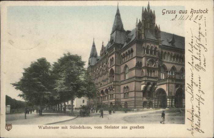 Rostock Wallstrasse Ständehaus