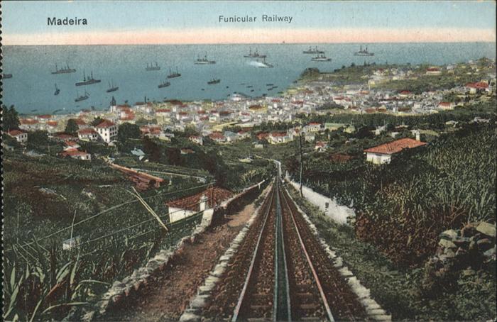 Madeira Portugal Funicular Railway Schiff