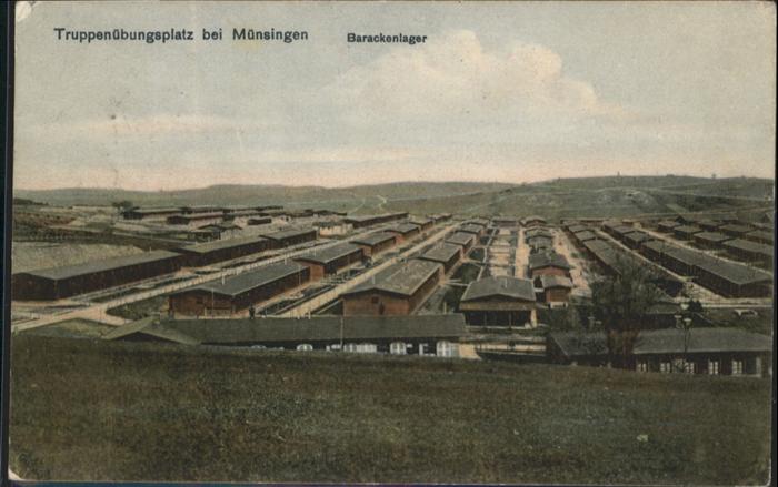Muensingen BW Truppenuebungsplatz Barackenlager
