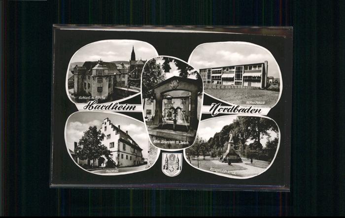 Hardheim Odenwald Schloß Marstall Kriegerdenkmal