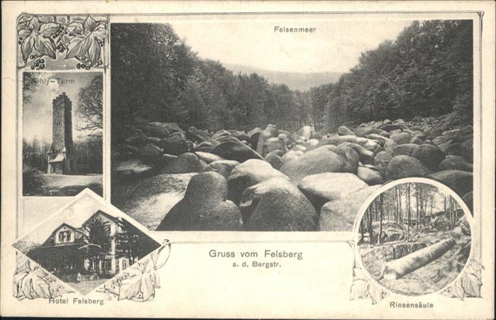 Felsberg Odenwald Felsenmeer