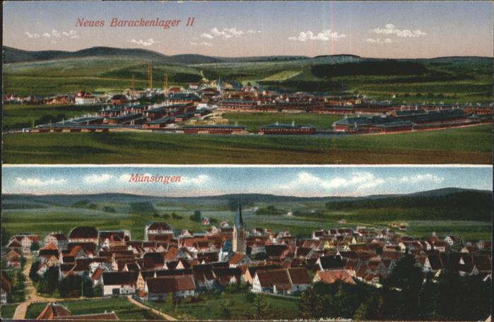 Muensingen Neues Barackenlager Stadt