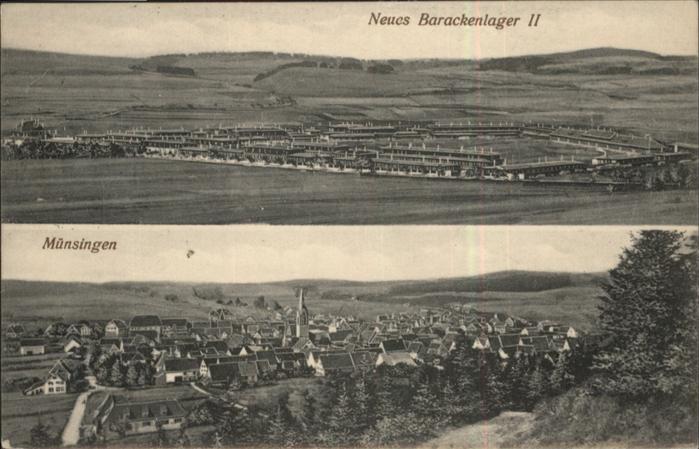 Muensingen Neues Barackenlager Stadt