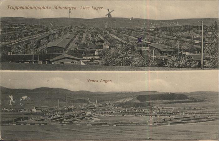 Muensingen Truppenübungsplatz Altes Lager Neues La