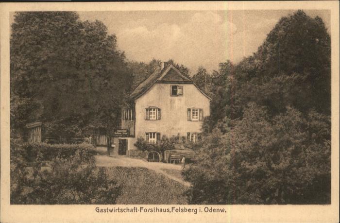 Felsberg Odenwald Forsthaus
