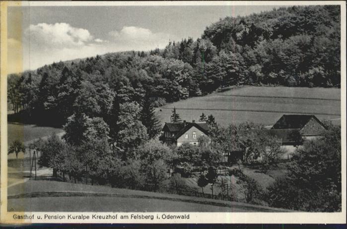 Felsberg Odenwald Pension Kuralpe Kreuzhof
