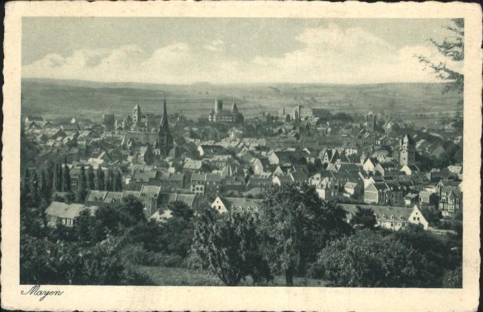 Mayen Eifel Rheinland-Pfalz Gesamtansicht