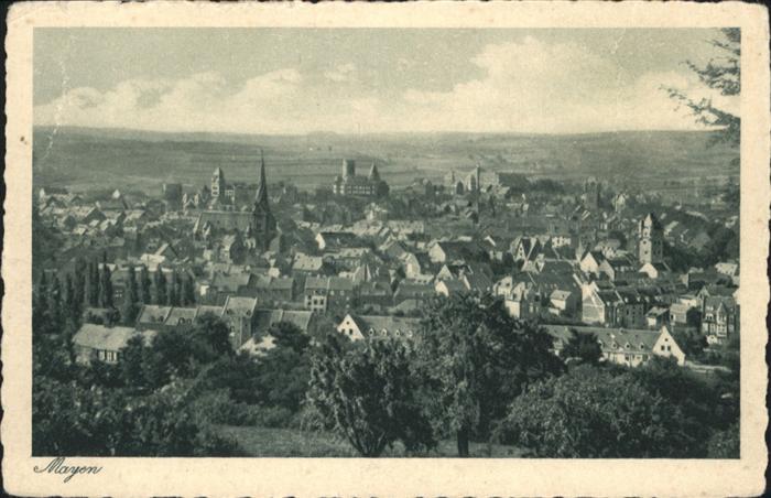 Mayen Eifel Rheinland-Pfalz Gesamtansicht