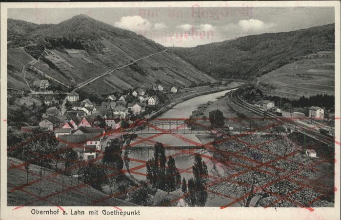 Obernhof Lahn Goethepunkt