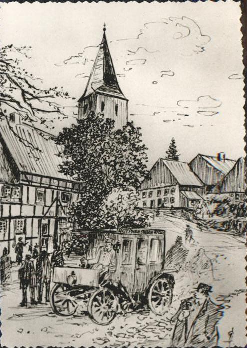 Netphen Erste motorisierte Omnibuslinie der Wel