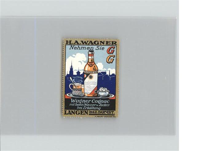 Lange Briefmarke
Wagner-Cognac