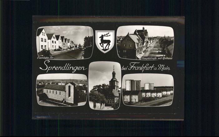 Sprendlingen  Dreieich Hauptstraße
Rathaus
Eisenbahnstraße