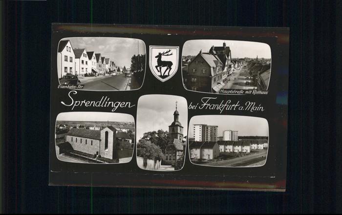 Sprendlingen  Dreieich Hauptstraße
Rathaus
Eisenbahnstraße