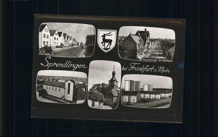 Sprendlingen  Dreieich Hauptstraße
Rathaus
Eisenbahnstraße