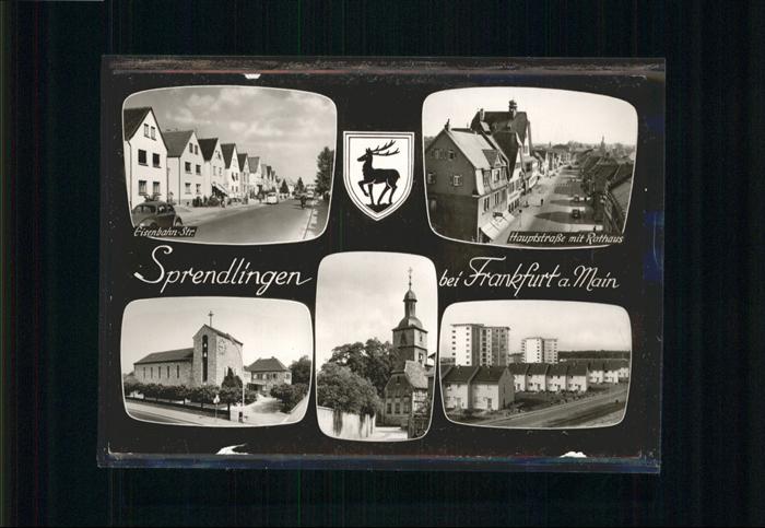 Sprendlingen Dreieich Hauptstraße
Eisenbahnstraße
Kirche