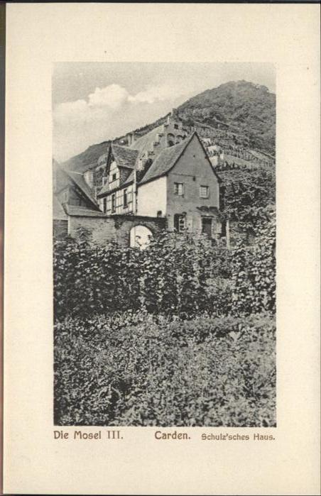 Karden Carden Schulz&# sches Haus die Mosel II