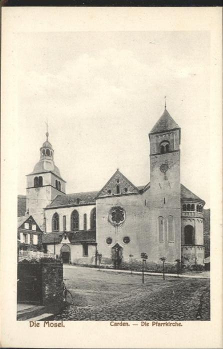 Karden Carden Pfaarkirche Mosel