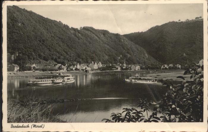 Brodenbach Mosel Rheinland-Pfalz Mosel Schiffe