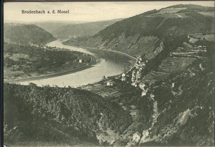 Brodenbach Mosel Rheinland-Pfalz Mosel Hotel zur Post Bes. R. Probst