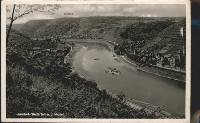 Gondorf Mosel Niederfell Mosel Schiff