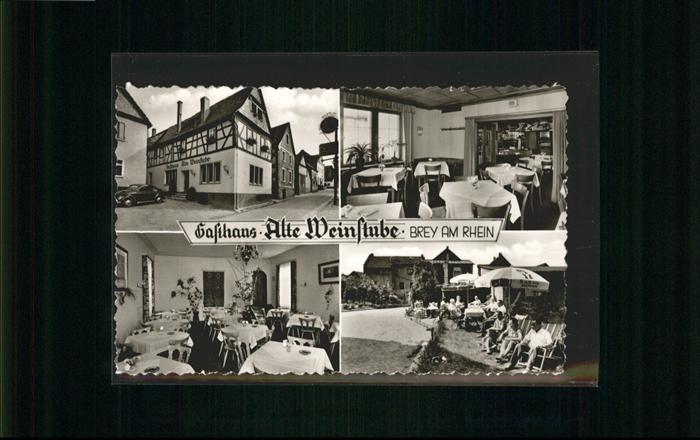 Brey Rhein Gasthaus Alte Weinstube