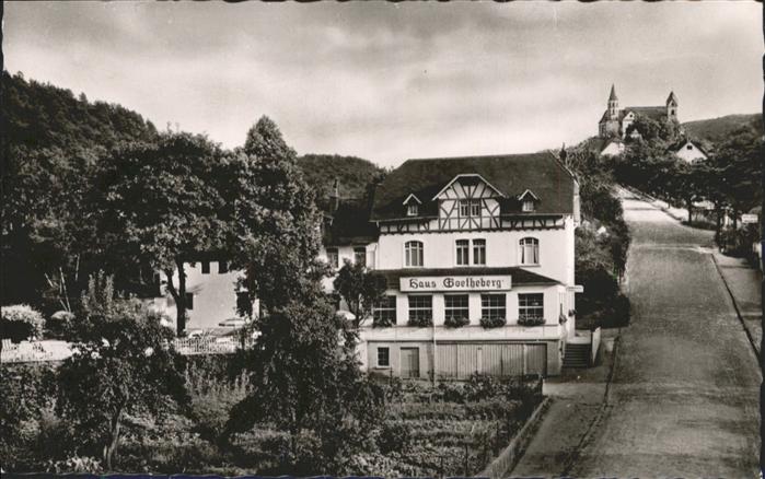 Obernhof Lahn Gasthof Goetheberg Bes. Franz Friederic