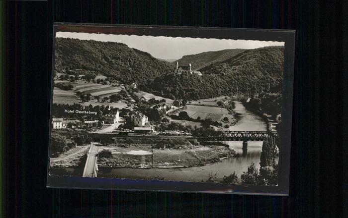 Obernhof Lahn Gasthof Goetheberg Bes. Franz Friederic