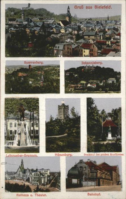 BIELEFELD  CITY Sparrenberg
Johannisberg
Huenerburg