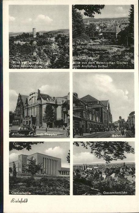 BIELEFELD  CITY Rathaus 
Botanischer Garten
Bahnhof