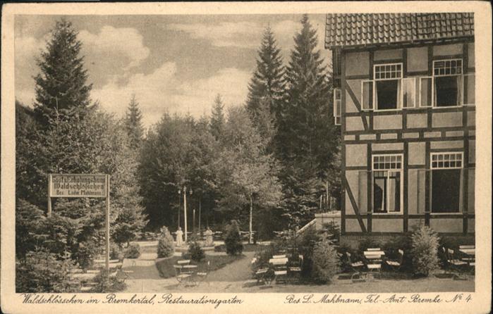 Bremke Goettingen Waldschlößchen Bremkertal