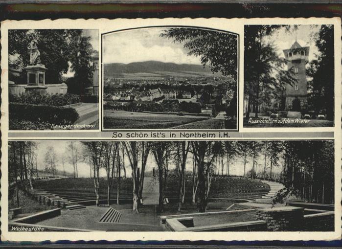 Northeim Aussichtsturm
Weihestätte
Kriegerdenk