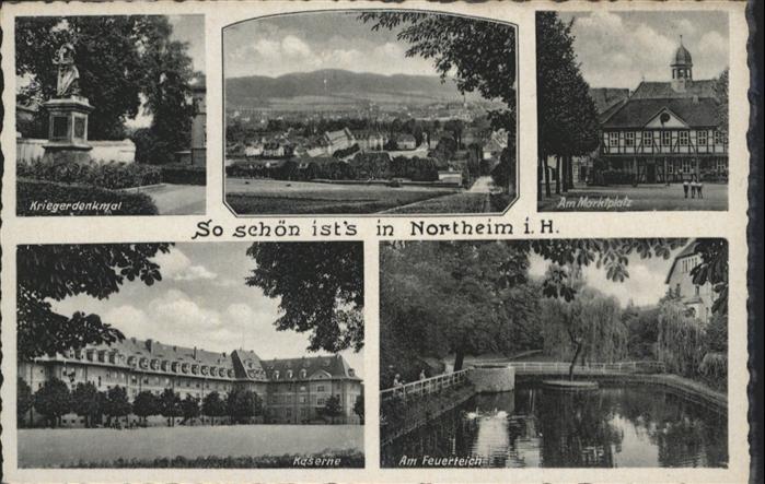 Northeim Kriegerdenkmal
Marktplatz
Feuerteich