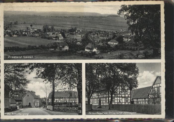 Friedland Goettingen bahnübergang
Versuchsgut der Uni Götti
