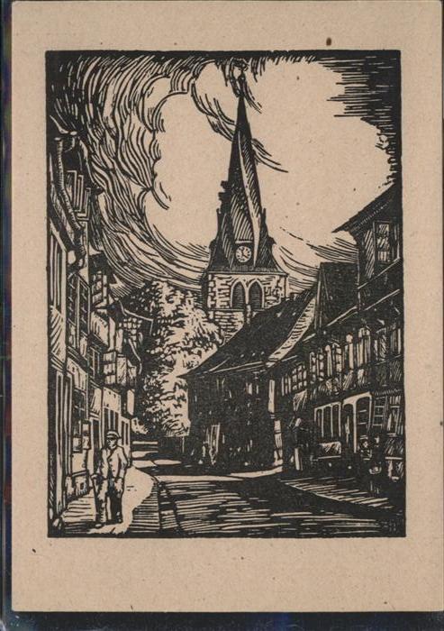 Northeim nach Holzschnitt von Karl Schlotter