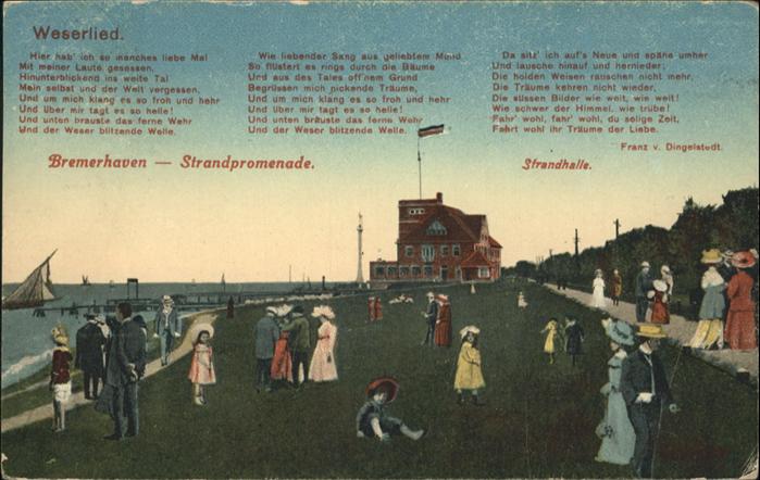 BREMERHAVEN Nordsee Strandpromenade