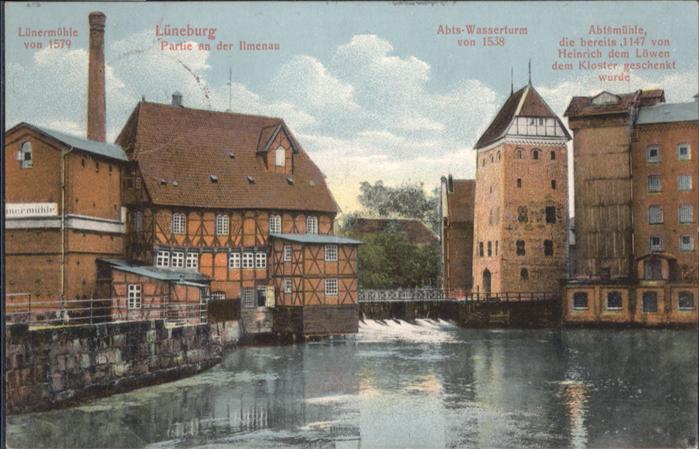 LueNEBURG  CITY Wasserturm
Abtsmuehle
Ilmenau