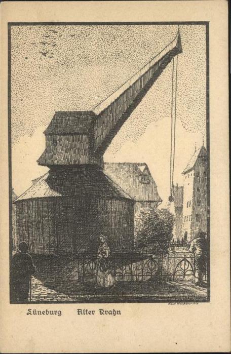 LueNEBURG  CITY Alter Kran