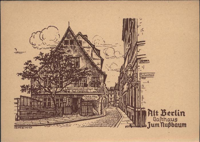 Berlin Gasthaus Nussbaum