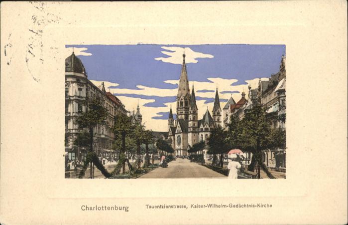 Charlottenburg Tauentzienstrasse Kaiser-Wilhelm-Gedäch