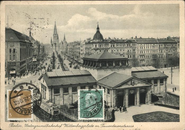 BERLIN  CITY Wittenbergplatz Tauentzienstrasse