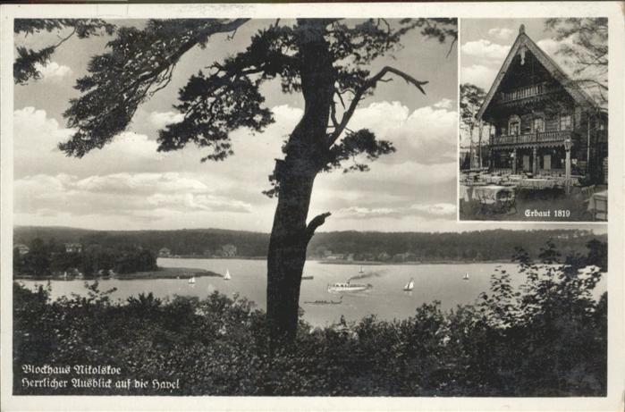 Wannsee Blockhaus Nikolskoe Havel